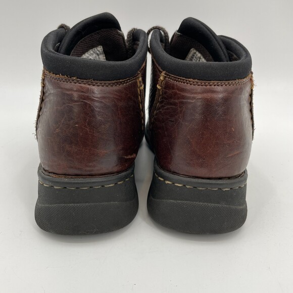 PREDICTIONS Leather Collection Dark Brown Chukka Boots Booties Size 8 - Picture 6 of 9